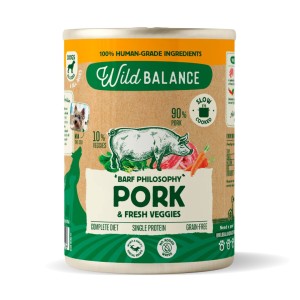 WILD BALANCE LATA DE CERDO PARA PERROS 400G - FILOSOFÍA BARF