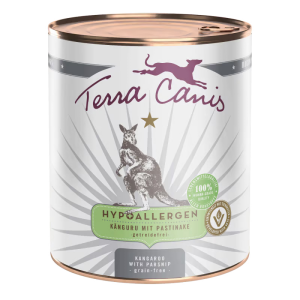 TERRA CANIS HIPOALERGENICO DE CANGURO CON CHIRIVIA 400GR